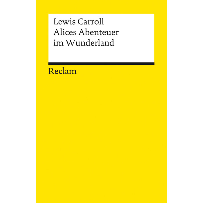 Lewis Carroll: Alices Abenteuer im Wunderland - Taschenbuch