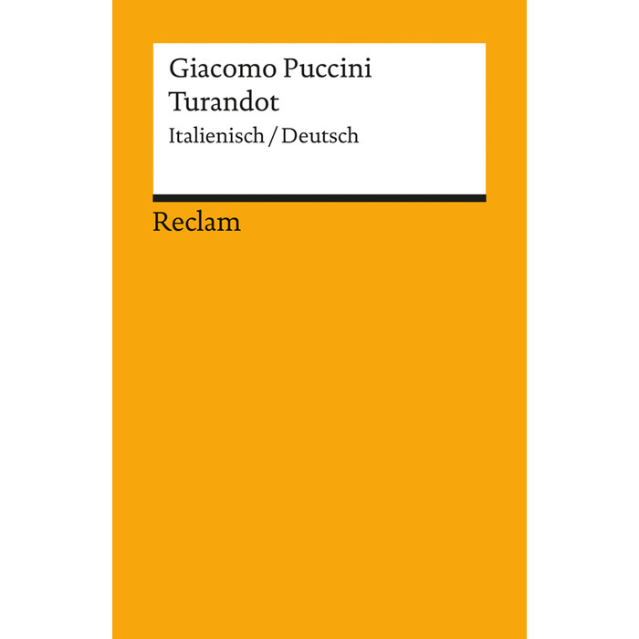 Giacomo Puccini: Turandot. Italienisch/Deutsch - Taschenbuch