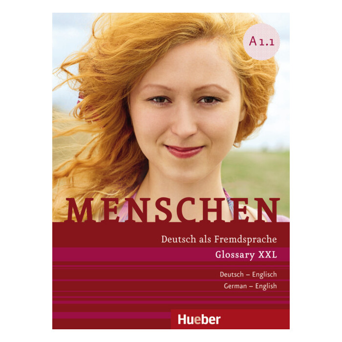 Andrea Schwingshackl: Menschen - Deutsch als Fremdsprache. Menschen A1.1. Glossar XXL Deutsch-Englisch - Taschenbuch