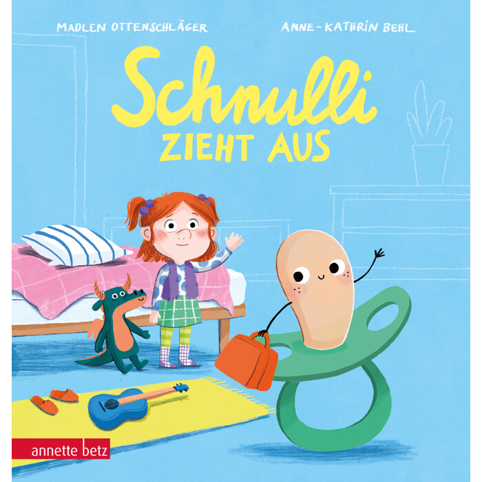Madlen Ottenschläger: Schnulli zieht aus - Ein ´Pappbilderbuch, dass Kinder beim Abschied vom Schnuller unterstützt