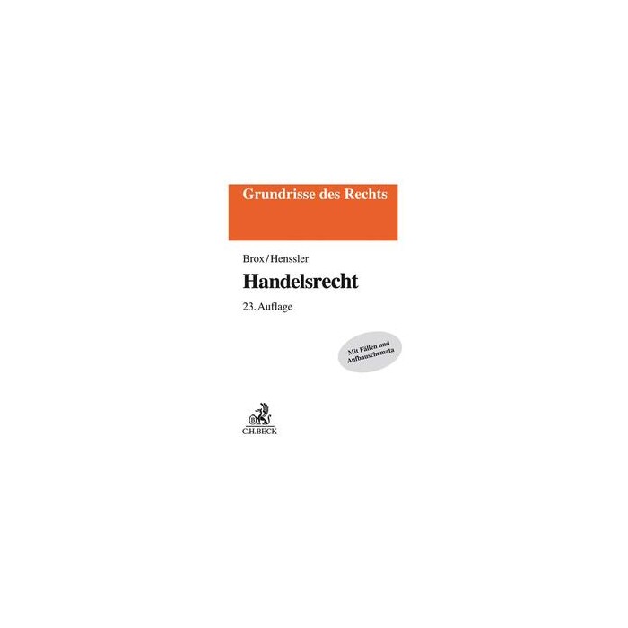 Martin Henssler: Handelsrecht - Taschenbuch