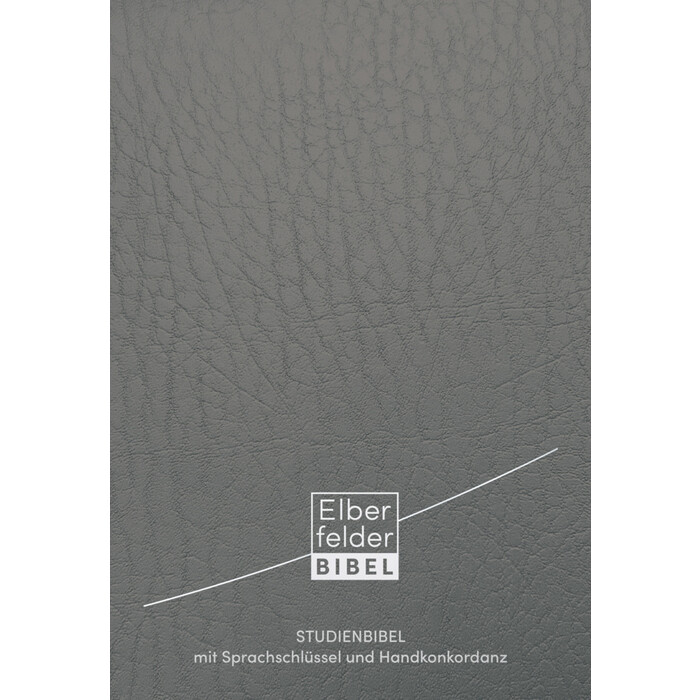 Elberfelder Studienbibel, Leder, mit Sprachschlüssel und Handkonkordanz