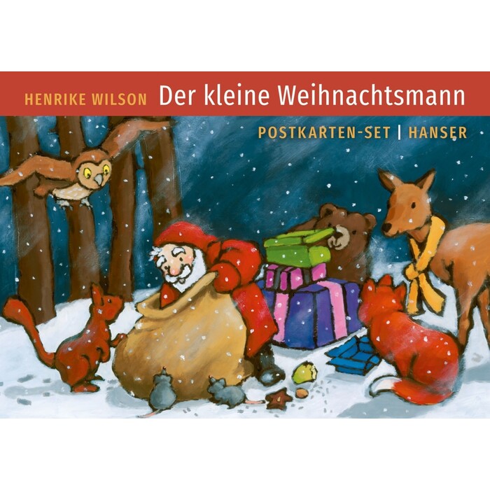 Henrike Wilson: Der kleine Weihnachtsmann Postkarten-Set