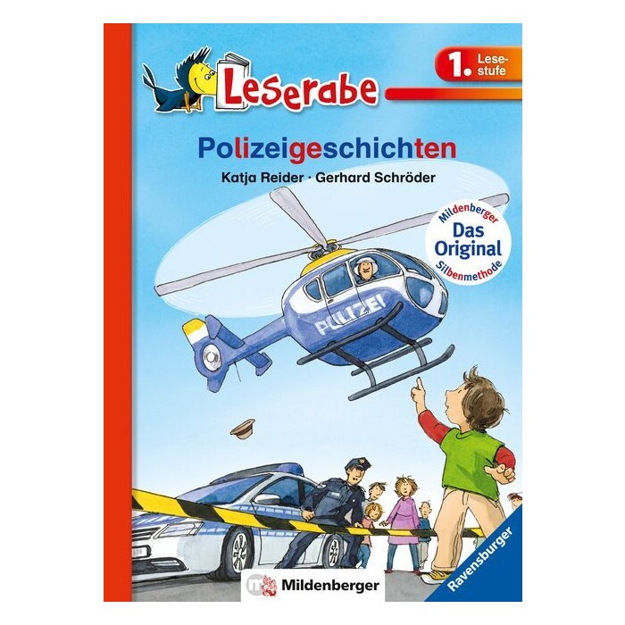 Katja Reider: Leserabe mit Mildenberger Silbenmethode - Polizeigeschichten - Taschenbuch