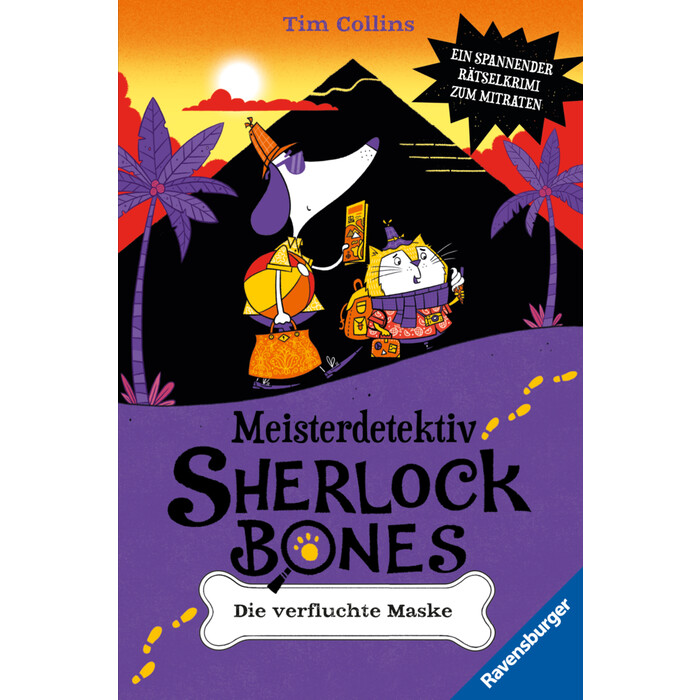 Tim Collins: Meisterdetektiv Sherlock Bones, Band 2 - Die verfluchte Maske - gebunden