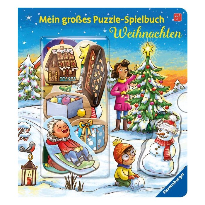 Bookella: Mein großes Puzzle-Spielbuch - Weihnachten