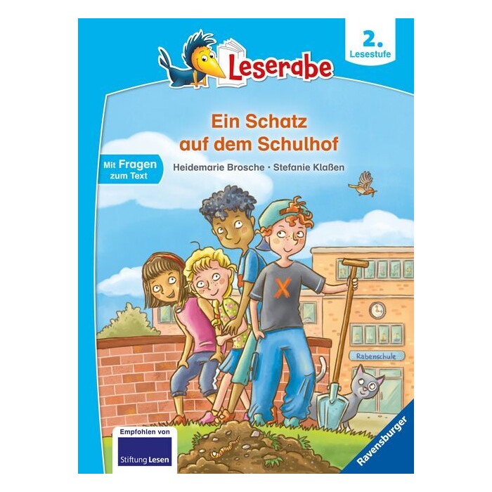 Heidemarie Brosche: Leserabe 2. Lesestufe - Ein Schatz auf dem Schulhof - gebunden