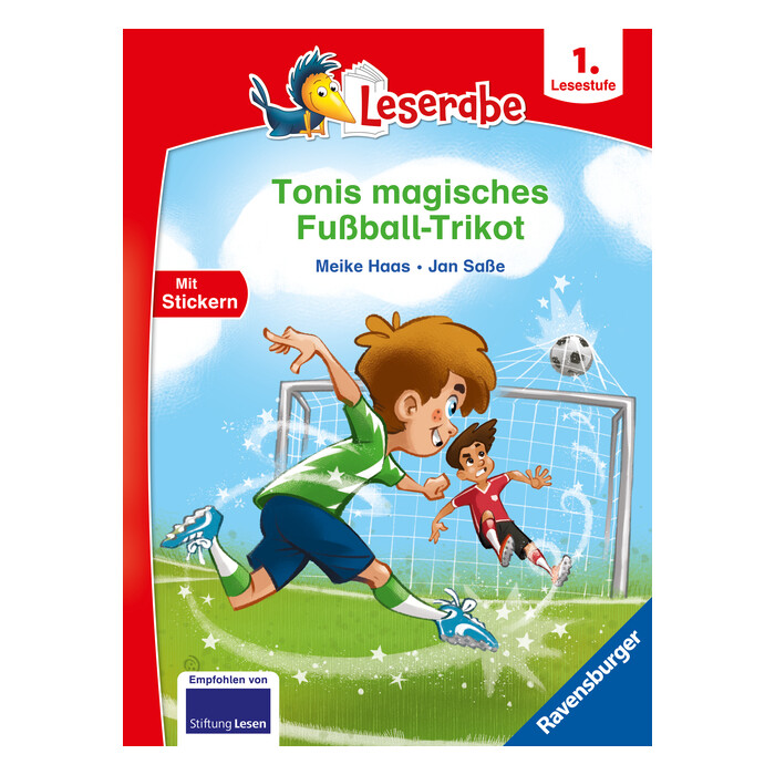 Meike Haas: Leserabe 1. Lesestufe - Tonis magisches Fußball-Trikot - gebunden