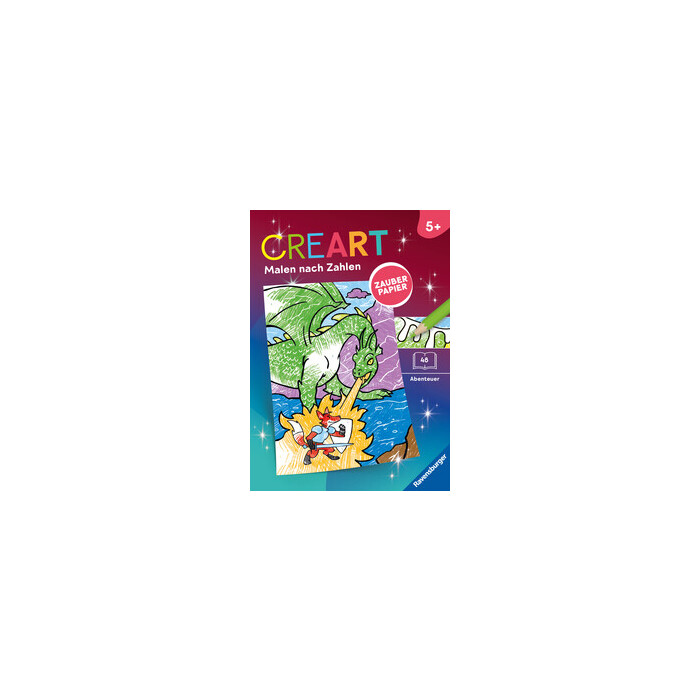 Ravensburger Creart Malen Nach Zahlen Ab 5 Zauberpapier - Abenteuer, Kinderbücher Von Michael Menzel - Image 9
