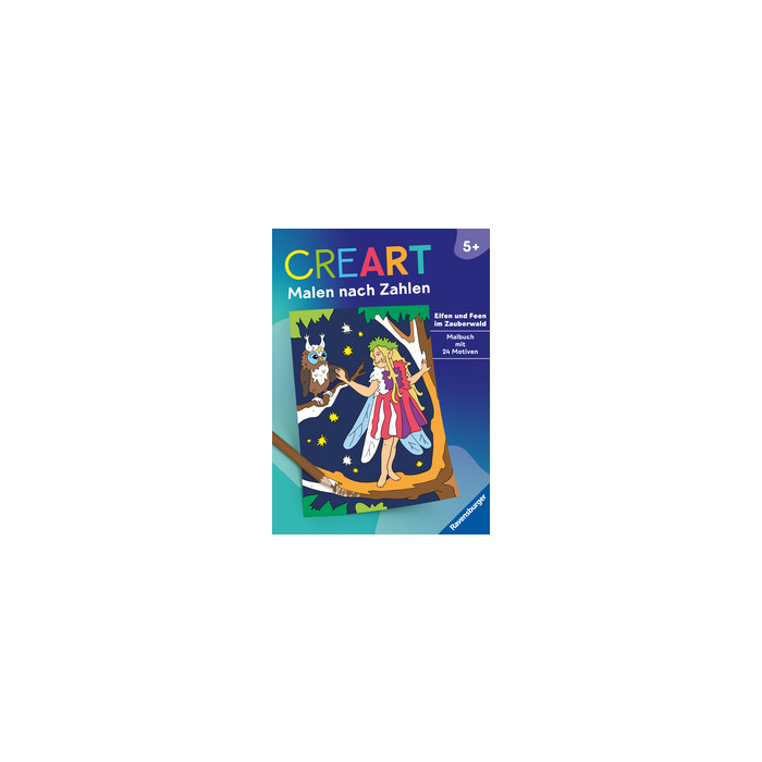 Ravensburger Mädchen 48854 Creart Malen Nach Zahlen Ab 5: Elfen Und Feen Im Zauberwald - Image 6