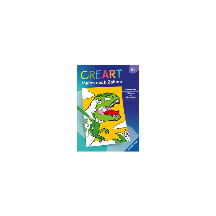 Ravensburger CreArt Malen nach Zahlen ab 5 Dinosaurier - 24 Motive - Image 8