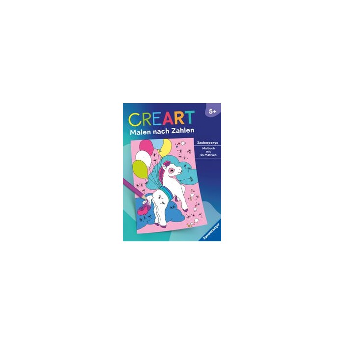 Ravensburger Mädchen - Creart Malen Nach Zahlen Ab 5: Zauberponys, Mal - Image 6