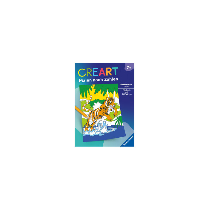 Ravensburger Mädchen 48913 Creart Malen Nach Zahlen Ab 7: Gefährliche Tiere - Image 8