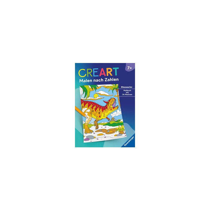 Ravensburger Mädchen 48927 Creart Malen Nach Zahlen Ab 7: Dinosaurier - Image 8