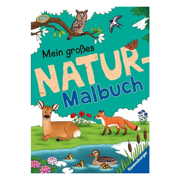 Christina Berens: Mein großes Natur-Malbuch - Taschenbuch