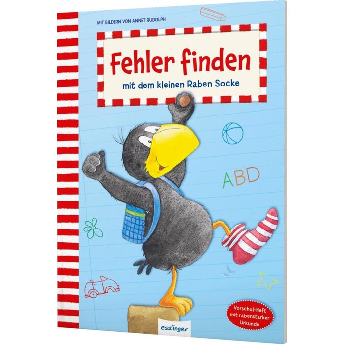 Der kleine Rabe Socke: Fehler finden mit dem kleinen Raben Socke - Taschenbuch