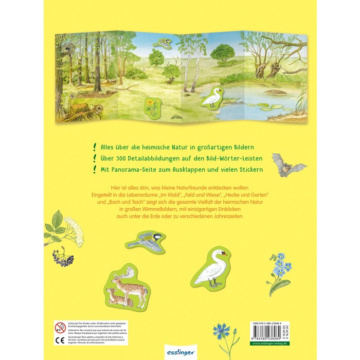 Mein großes Natur-Wimmelbuch - gebunden