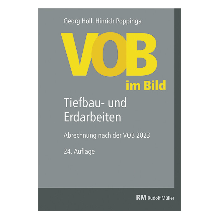 Hinrich Poppinga: VOB im Bild - Tiefbau- und Erdarbeiten - gebunden