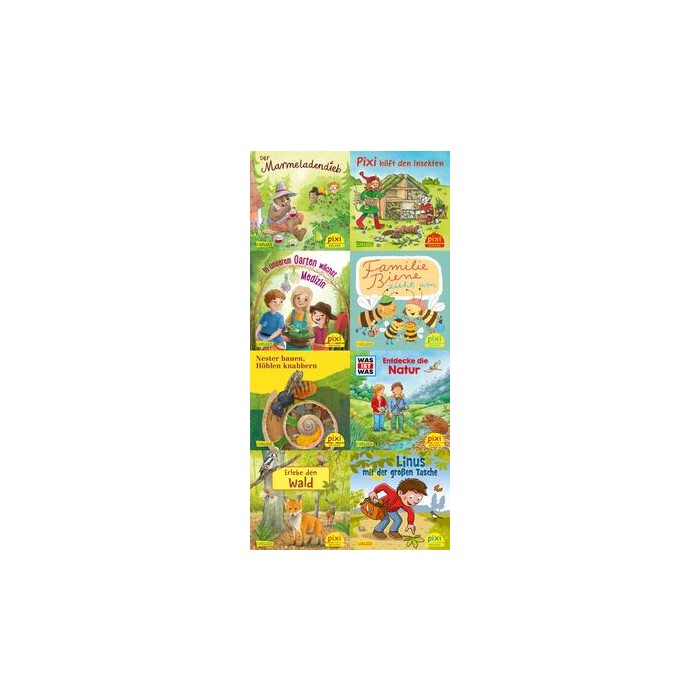 diverse: Pixi-Box 290: Pixi liebt die Natur (8x8 Exemplare)