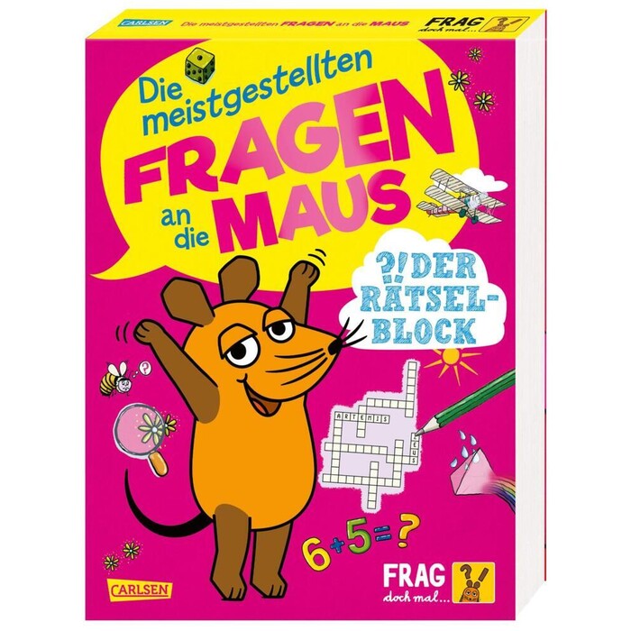 Linda Hartwig: Frag doch mal ... die Maus: Die meistgestellten Fragen an die Maus - Der Rätselblock - Taschenbuch