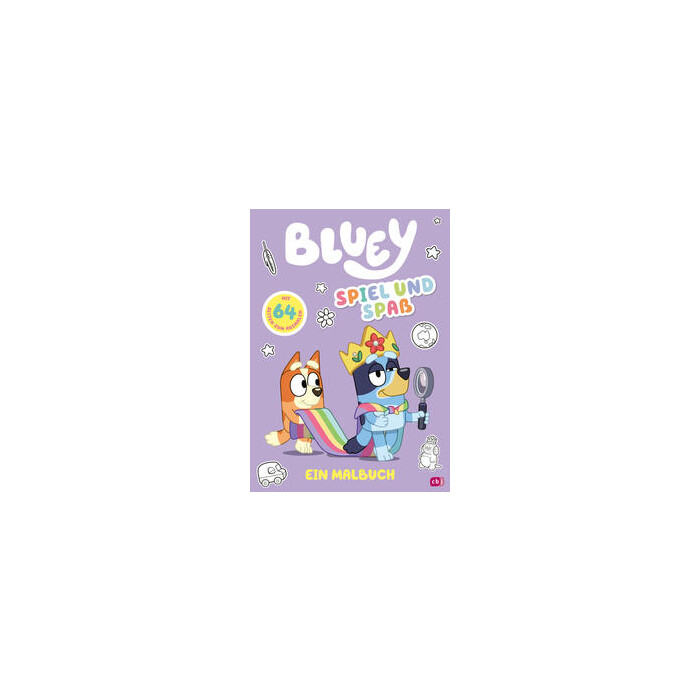 BLUEY - Spiel und Spaß - Ein Malbuch - gebunden