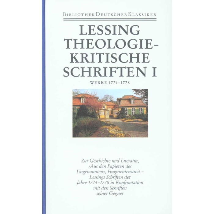 Gotthold Ephraim Lessing: Werke 1774-1778 - gebunden