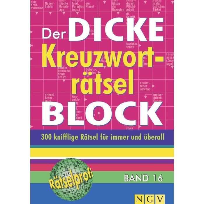 Der dicke Kreuzworträtsel-Block Band 16