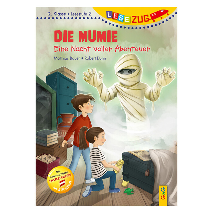 Matthias Bauer: LESEZUG/2. Klasse - Lesestufe 2: Die Mumie - Eine Nacht voller Abenteuer - gebunden