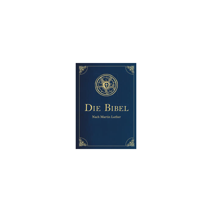 Martin Luther: Die Bibel - Altes und Neues Testament. In Cabra-Leder gebunden mit Goldprägung - gebunden