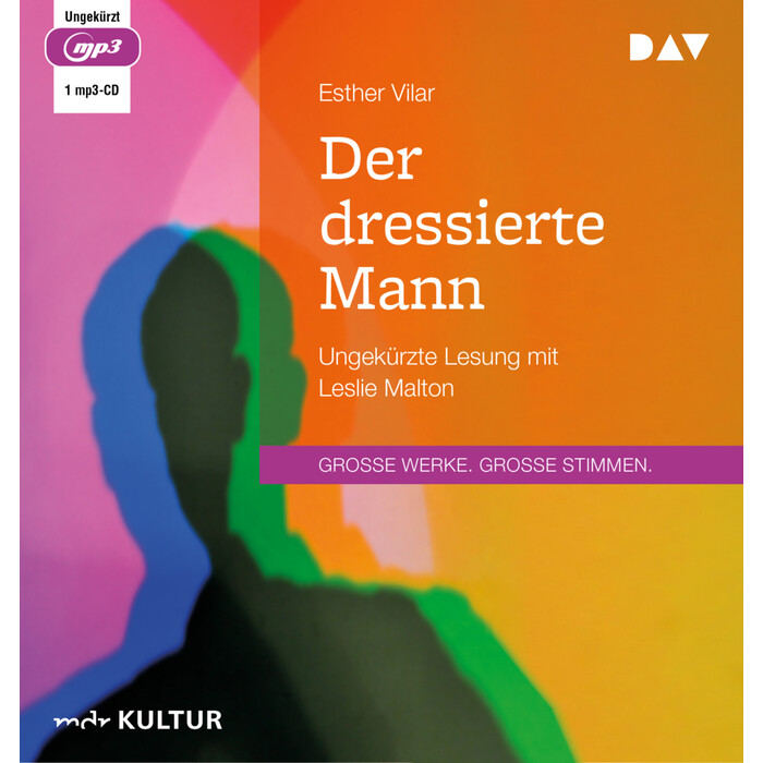 Esther Vilar: Der dressierte Mann, 1 Audio-CD, 1 MP3 - CD
