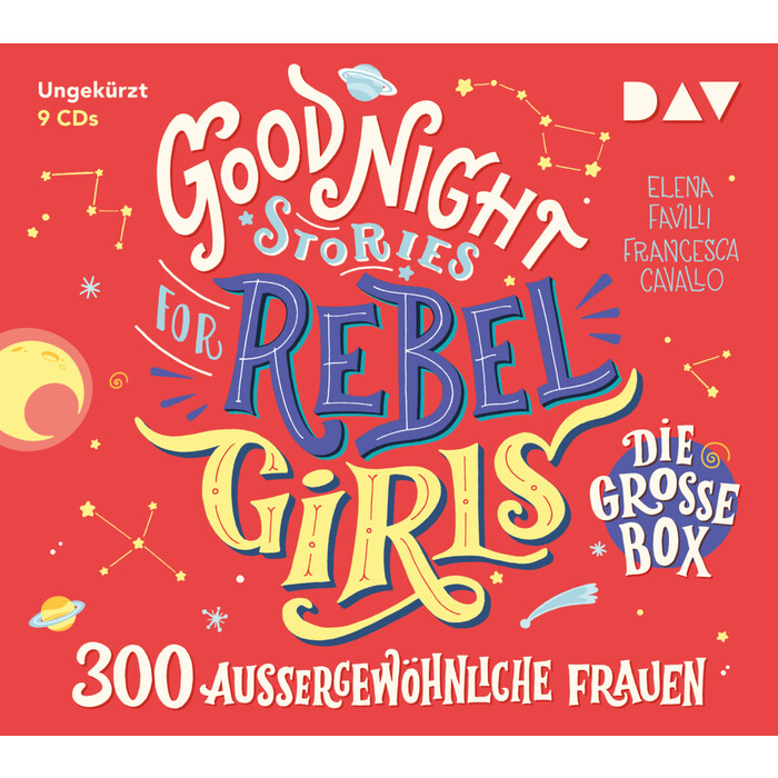 Francesca Cavallo: Good Night Stories for Rebel Girls - Die große Box, 9 Audio-CD - CD