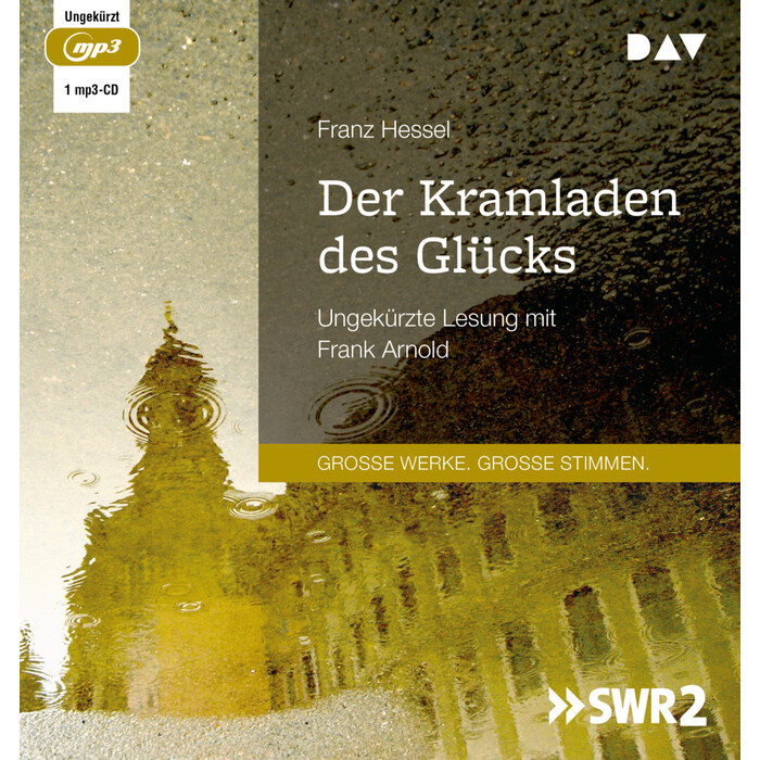 Franz Hessel: Der Kramladen des Glücks, 1 Audio-CD, 1 MP3 - CD