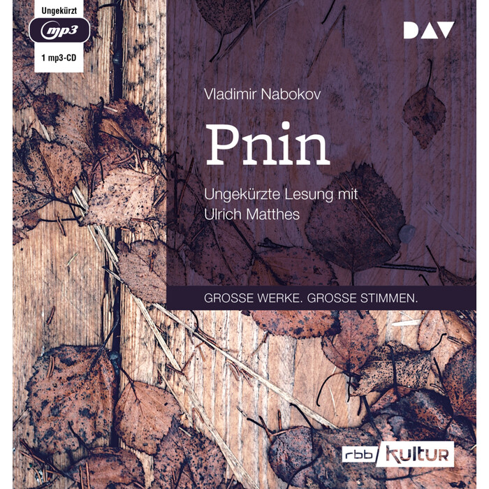 Vladimir Nabokov: Pnin, 1 Audio-CD, 1 MP3 - CD