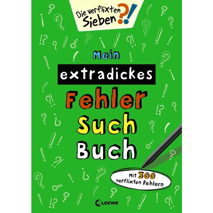 Mein extradickes Fehler-Such-Buch (grün) - Taschenbuch