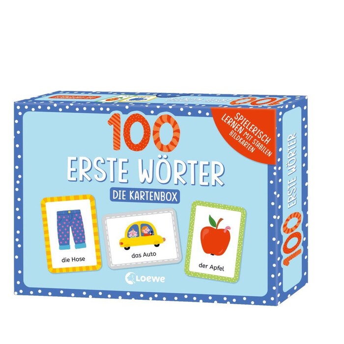 100 erste Wörter - Die Kartenbox - Brettspiel