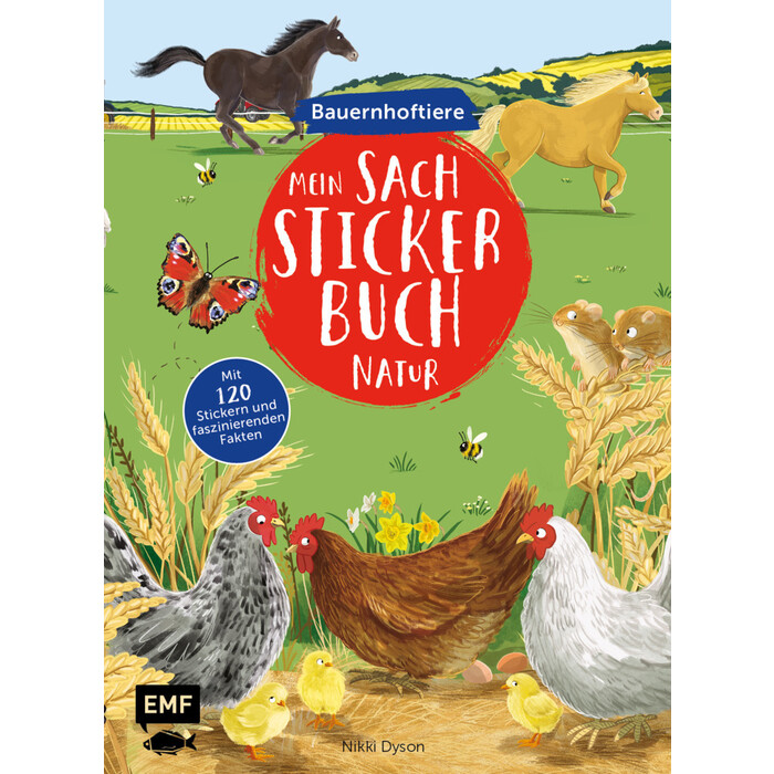 Mein Sach-Stickerbuch Natur - Bauernhoftiere - Taschenbuch
