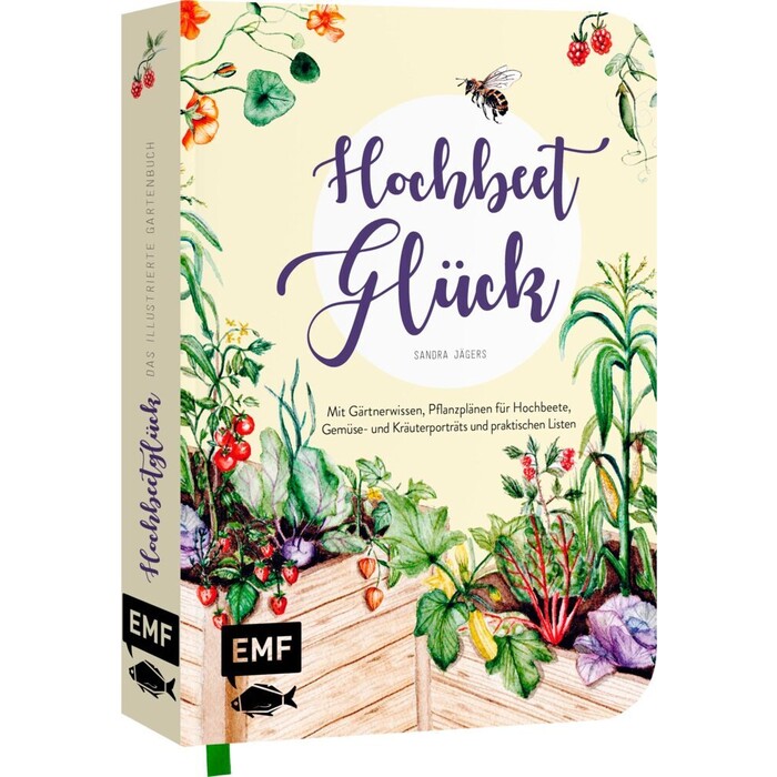 Sandra Jägers: Hochbeet-Glück - Das illustrierte Gartenbuch - gebunden