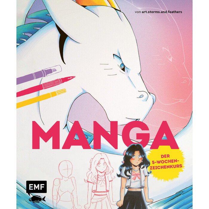 Alexa Valenzuela Chavez: MANGA: Der 5-Wochen-Zeichenkurs - von art.storms.and.feathers - Taschenbuch