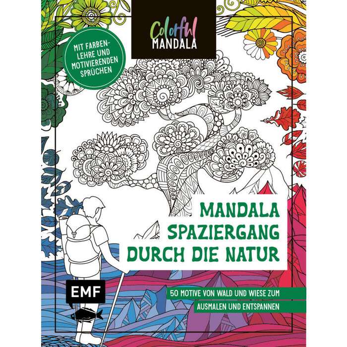 Colorful Mandala - Mandala - Spaziergang durch die Natur - Taschenbuch