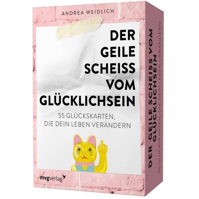 Der geile Scheiß vom Glücklichsein Kartendeck zum Spiegel-Bestseller