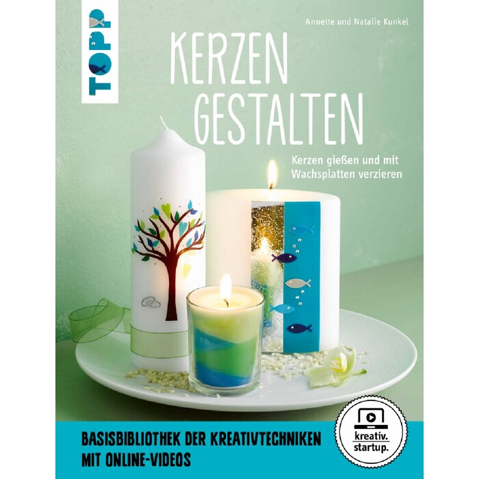 Natalie Kunkel: Kerzen gestalten - Taschenbuch