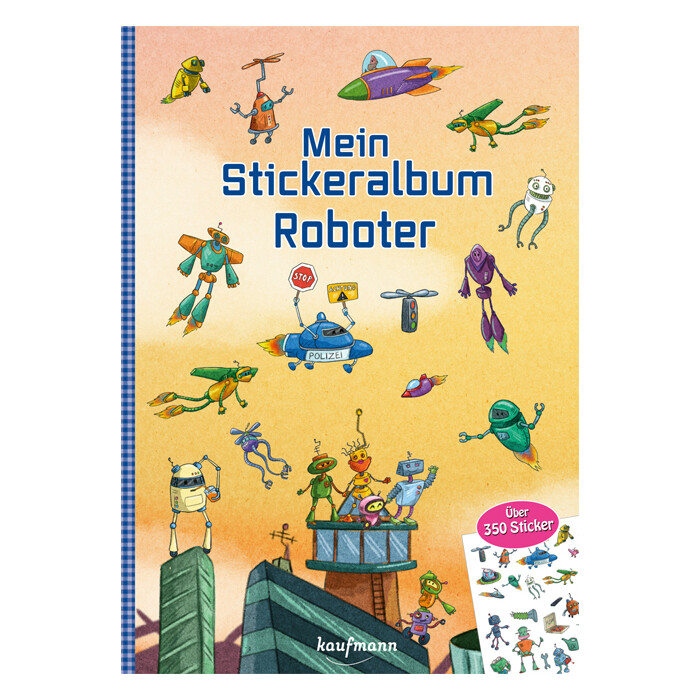 Mein Stickeralbum - Roboter