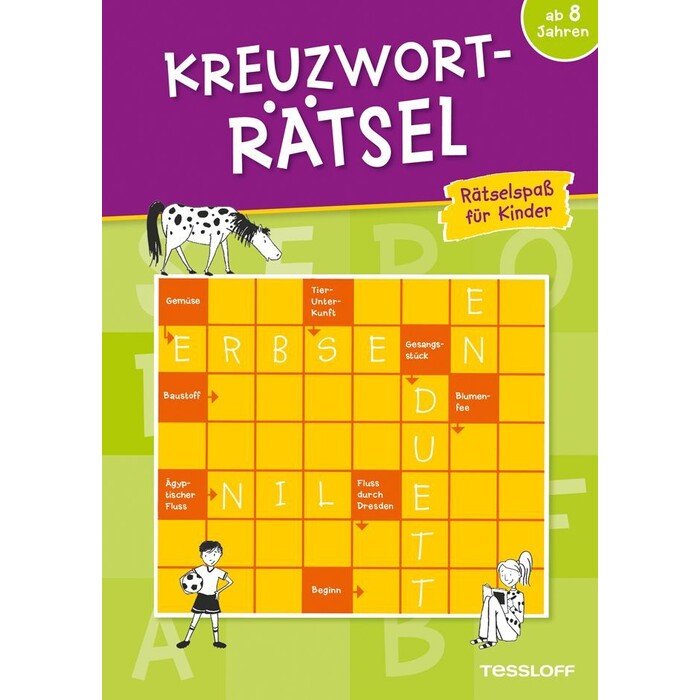 Inge Gürtzig: Kreuzworträtsel ab 8 Jahren (Grün) - Taschenbuch