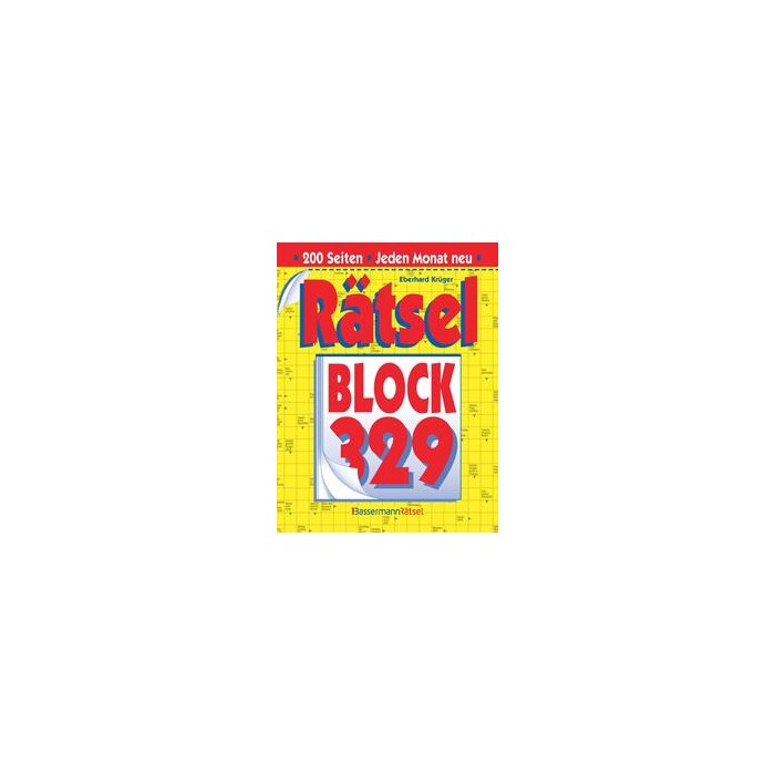 Eberhard Krüger: Rätselblock 329 - Taschenbuch
