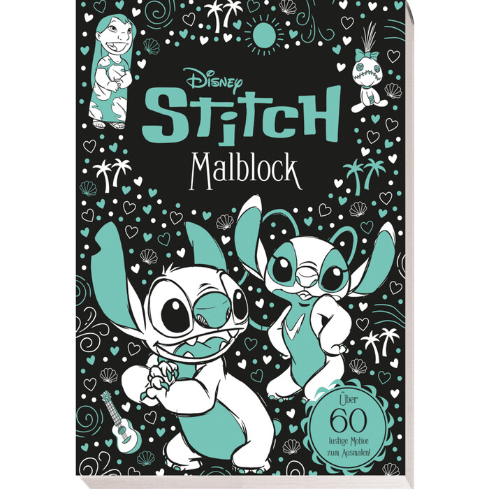 Panini Verlags Gmbh Disney Stitch: Malblock: Über 60 Lustige Motive Zum Ausmalen! - Image 3