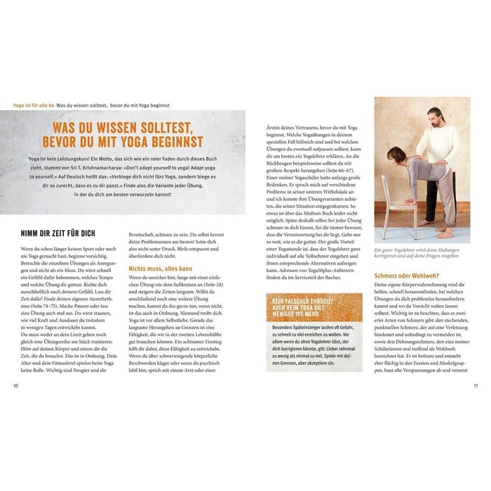 Willem Wittstamm: Yoga für Späteinsteiger (mit DVD)