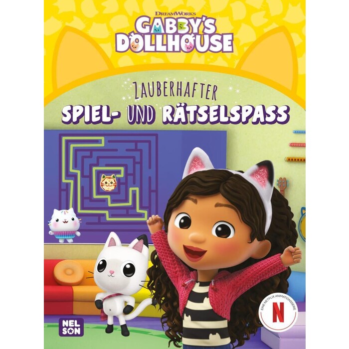 Gabby's Dollhouse: Zauberhafter Spiel- und Rätselspaß - Taschenbuch
