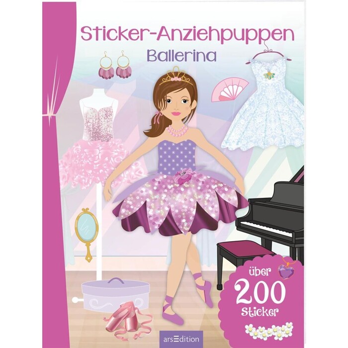 Sticker-Anziehpuppen – Ballerina - Taschenbuch