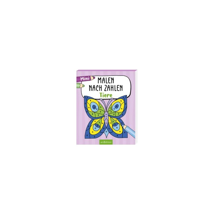 Ars Edition Malen Nach Zahlen Mini – Tiere, Kinderbücher - Image 3