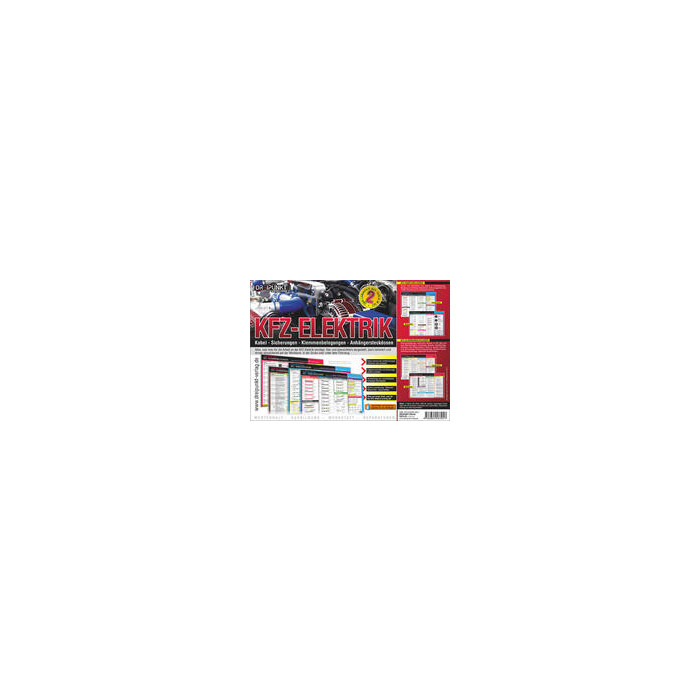 Schulze Media GmbH: Info-Tafel-Set Kfz-Elektrik - poster